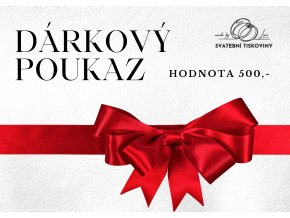 Dárkový poukaz - hodnota 500,-