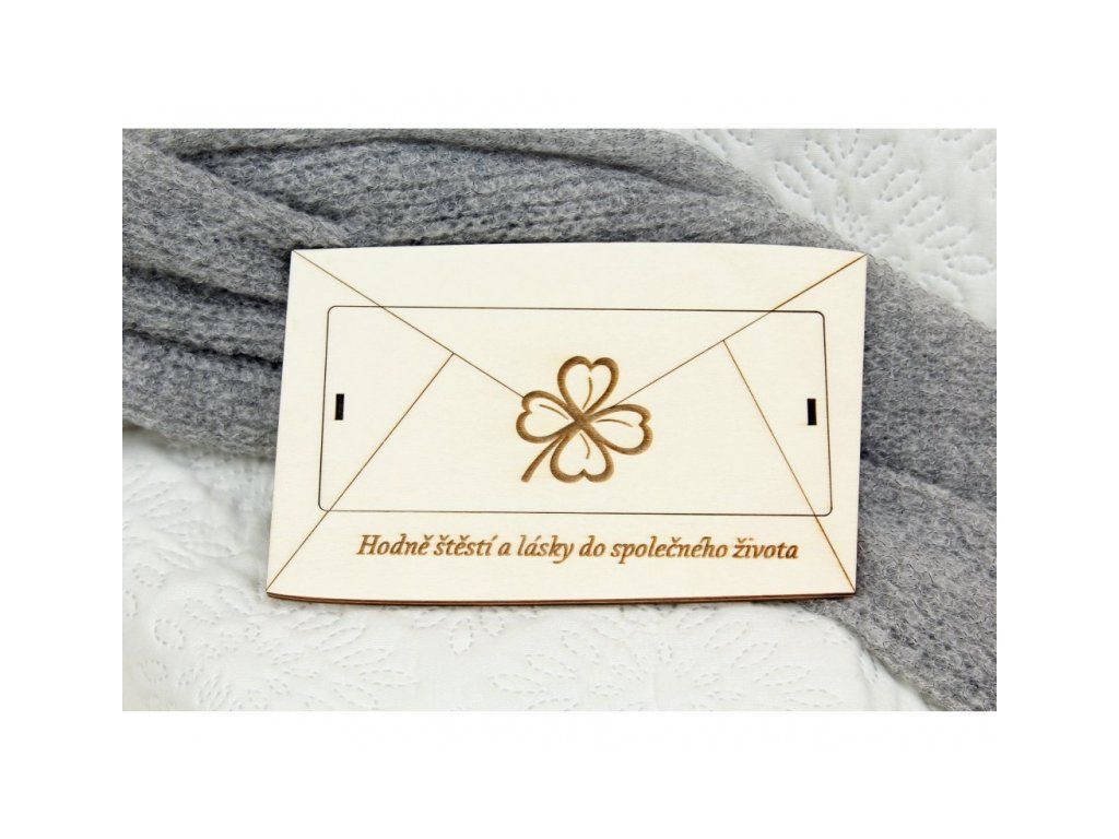 krabicka na penize ctyrlistek