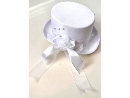 bily cylindr s perlickami a ruzickou bily