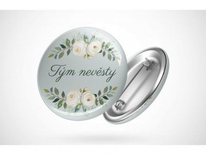 rozluckova placka bile ruze