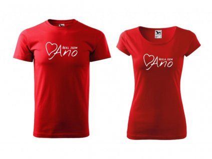 svatebni tricko rekla jsem ano