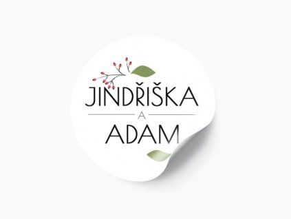 svatebni nalepka sipky