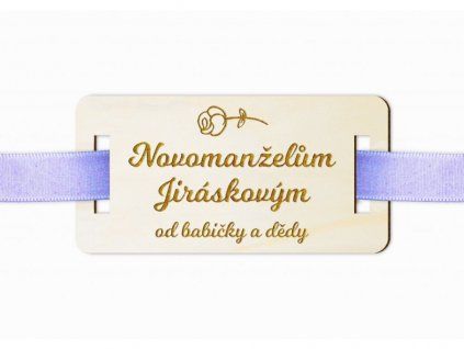 cedulka na darky ruze