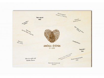 svatebni strom s otisky