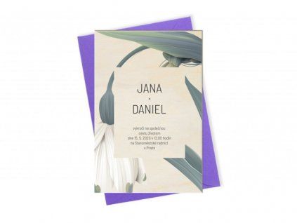 svatebni oznameni bledule velke