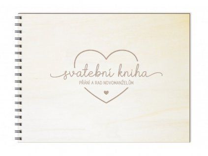svatebni kniha prani srdce
