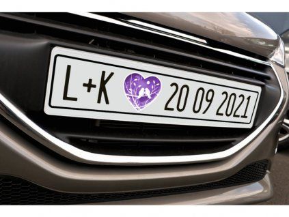 svatebni spz ptacci v srdci