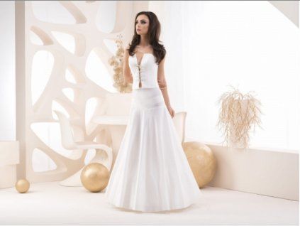 dvoukruhova spodnice s volanem 270 cm