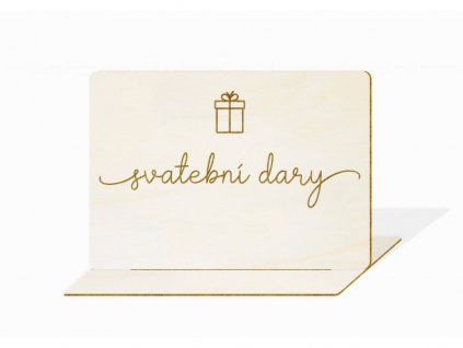 svatebni cedulka psaci dary