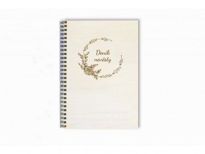 denik nevesty dreveny