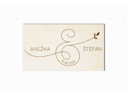 svatebni magnet ampersand