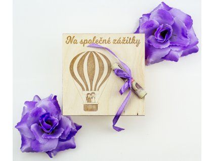 desticka na darovani penez balon