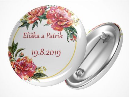 svatebni placka s ruzemi