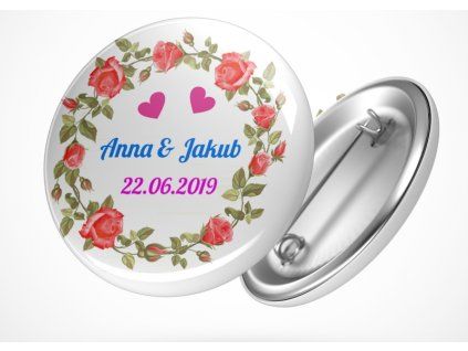 svatebni placka ruze