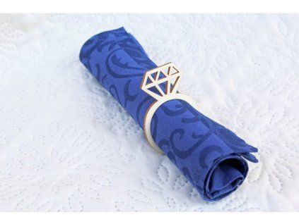 krouzek na ubrousky diamant