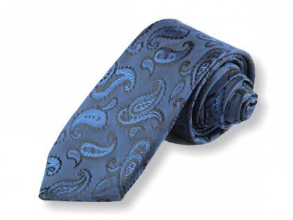 2901 tkana kravata modra kasmirova