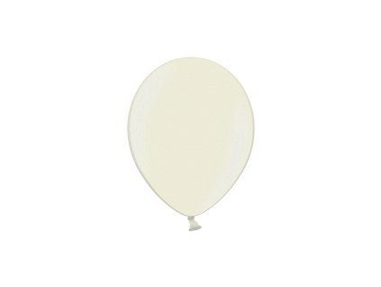 2418 metalicky balonek kremovy