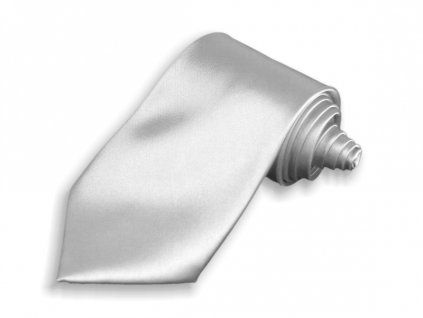 2853 kravata stribrna