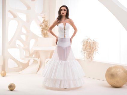 2608 spodnice s elastickym pasem a volany