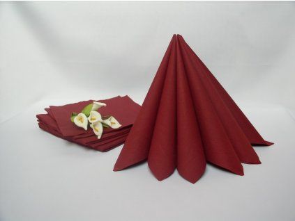 875 dvouvrstve ubrousky bordo