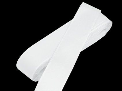 829 taftova stuha bila 15mm