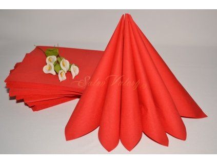 689 dvouvrstve ubrousky cervena