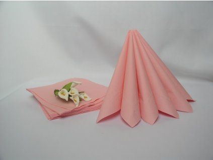337 dvouvrstve ubrousky ruzova