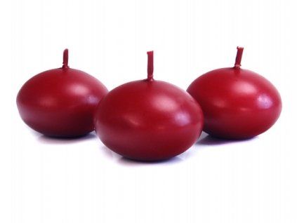 295 plovouci svicka cervena