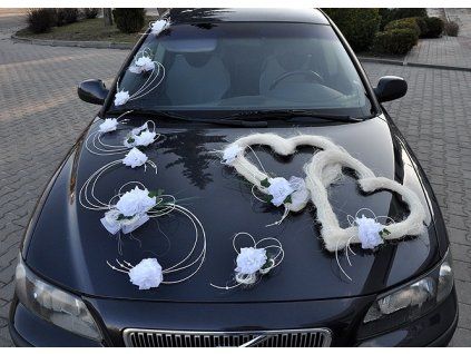 80 vyzdoba na auto dvojisrdce