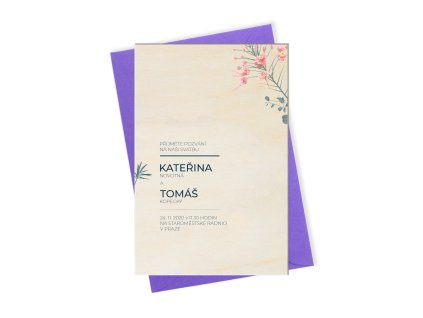 OZN minimal kvetiny drevo new