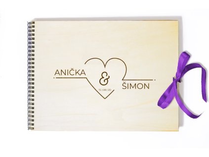 SVATKN masle ampersand srdce fialova