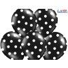 2565 cerno bily balonek s puntiky