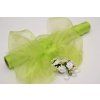 2062 dekoracni organza zelena