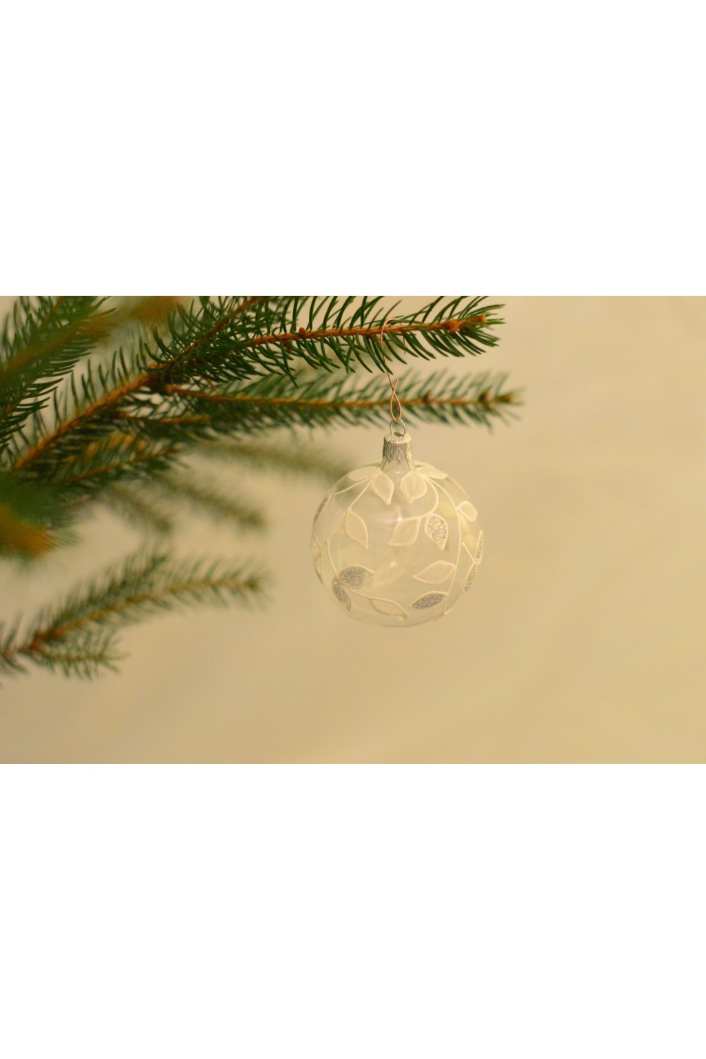 Vánoční koule dekorovaná 6cm