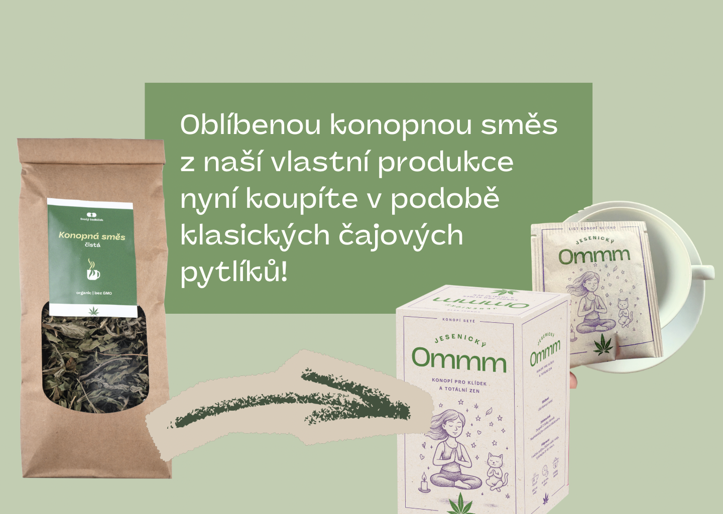 Nové balení konopná směs