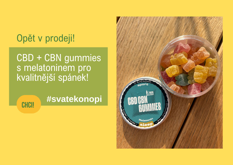 Nové CBD CBN gummies Svatý Sedláček