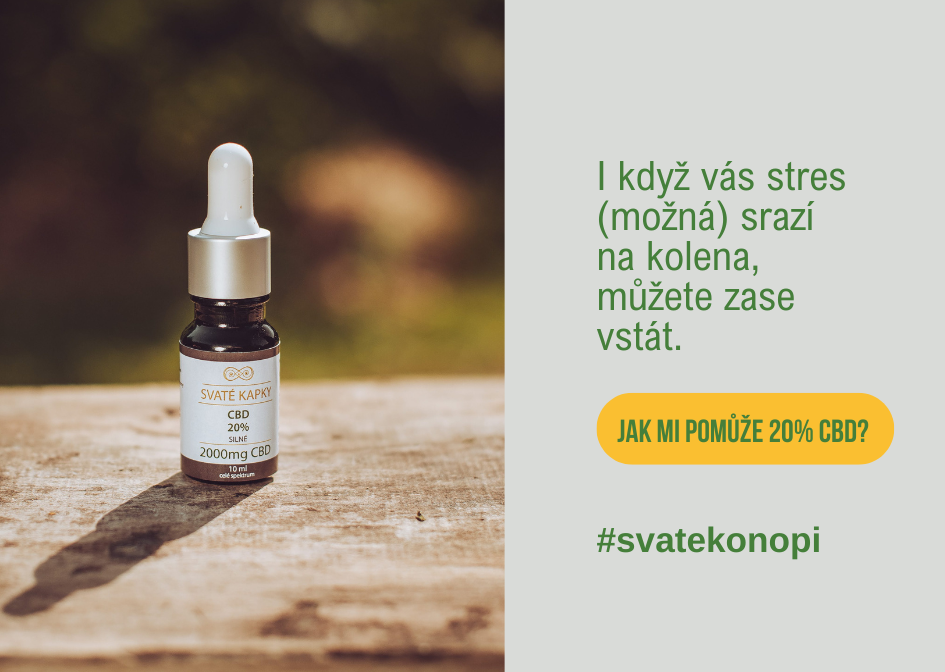 Konopný olej 20% CBD