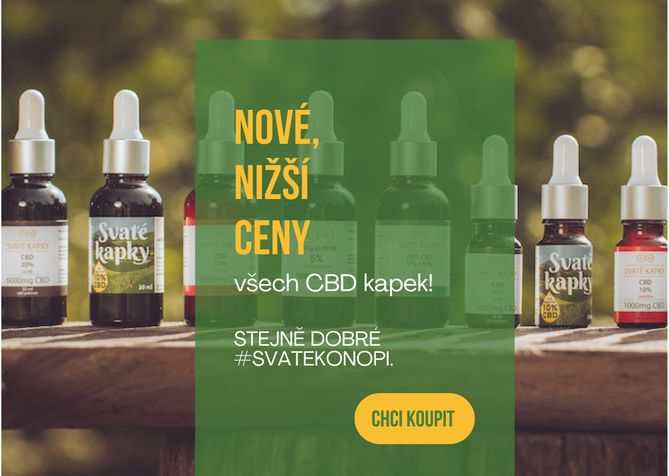 CBD kapky Svatý Sedláček