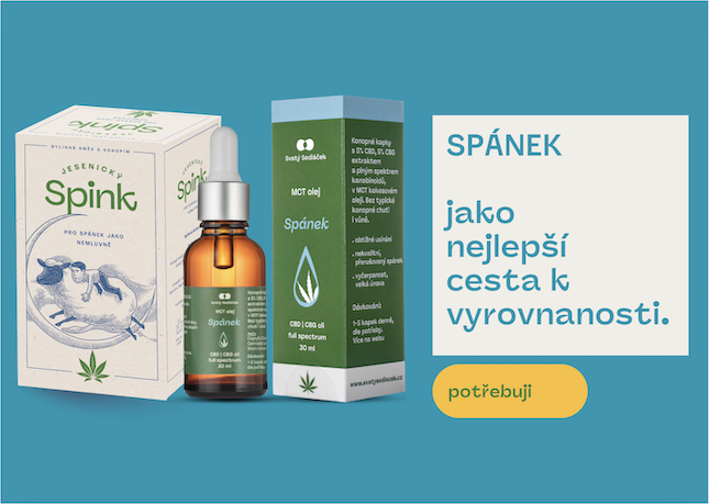 CBD kapky spánek Svatý Sedláček