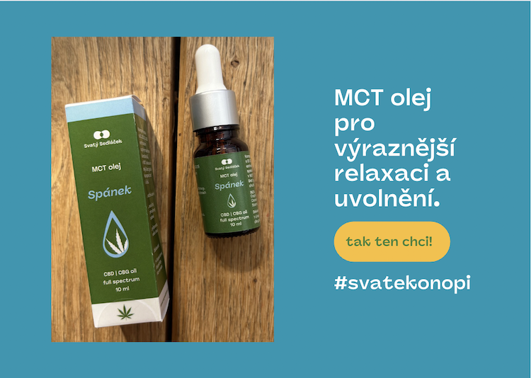 CBD kapky spánek Svatý Sedláček