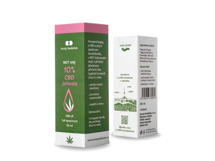 CBD kapky jahoda 30ml svaty sedlacek