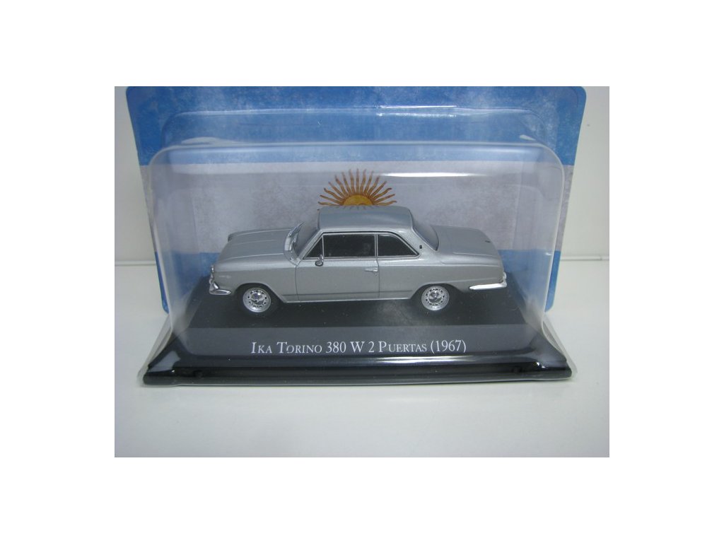 Ika Torino 380W 2 Puertas 1967 Silver blister 1:43 Atlas