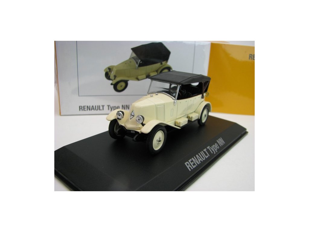 Renault type NN Torpedo Closed Top 1925 Créme 1:43 Norev