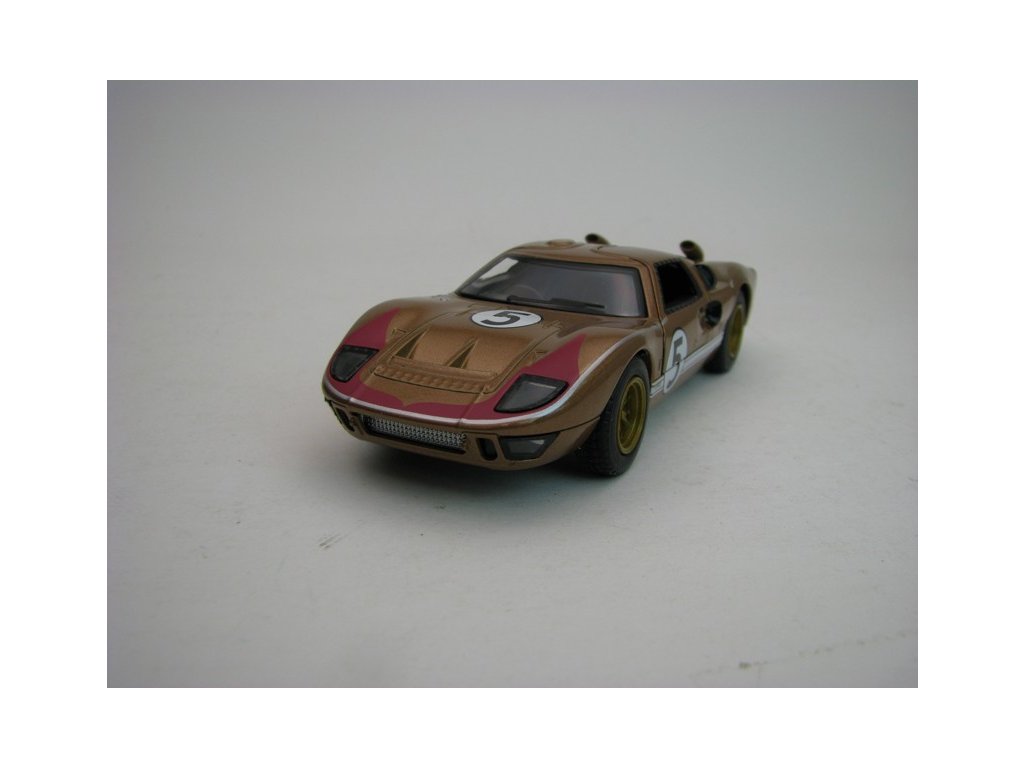 Ford GT40 MkII Brown No.5 Heritage Edition Pull back 1:32 Kinsmart