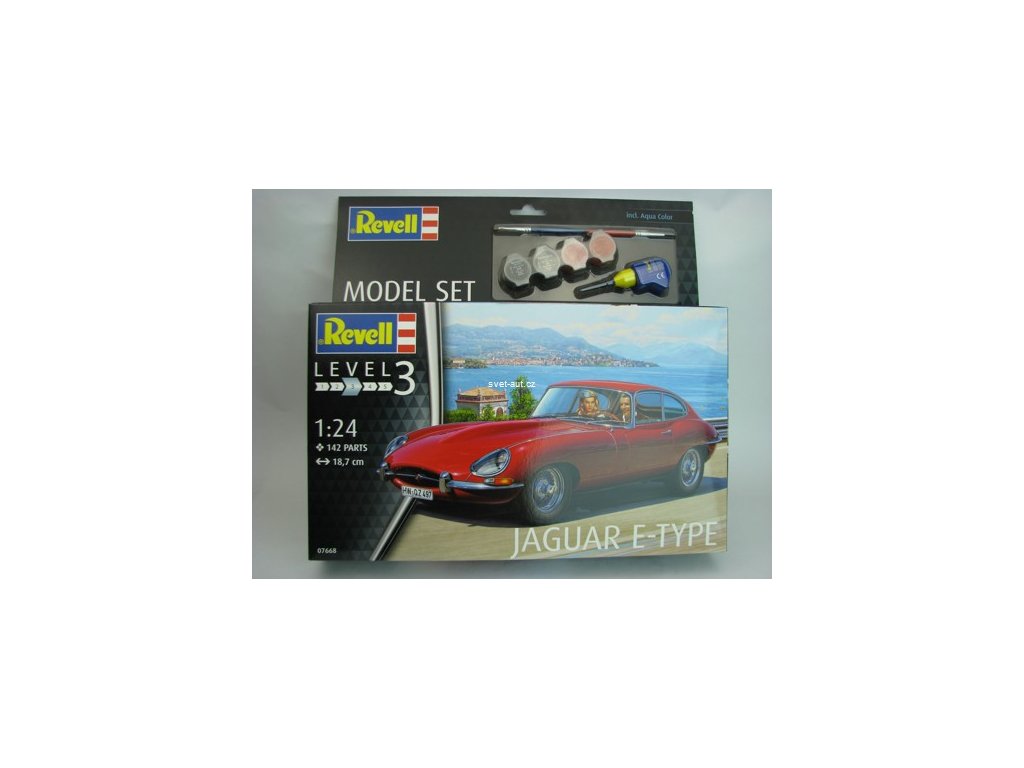 Jaguar E-Type Model set stavebnice 1:24 Revell 07668