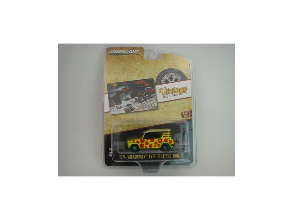 Volkswagen Type 181 The Thing 1974 Vintage Ad Cars 1:64 Greenlight