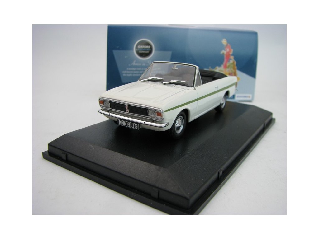 Ford Cortina MKII Crayford Convertible White 1:43 Oxford