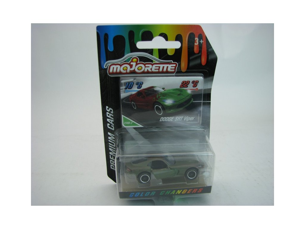 Dodge SRT Viper Green Color Changers Majorette