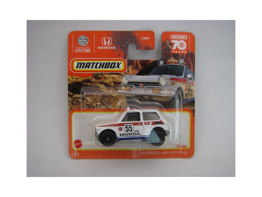 Honda N600 Off Road 1970 70 Years Matchbox blister
