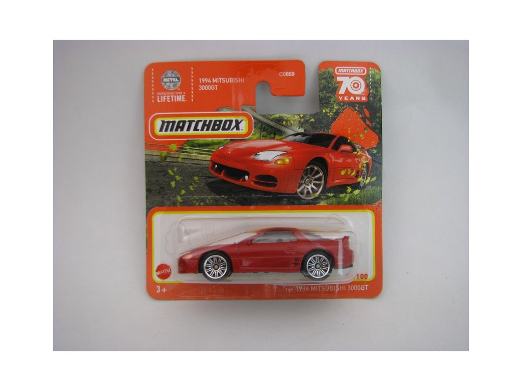 Mitsubishi 3000GT 1994 70 Years Matchbox blister
